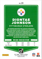 2021 Donruss Diontae Johnson #25