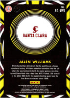 2022 Panini Chronicles Draft Picks Gamma Rays Jalen Williams #ZG-JWI