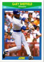 1990 Score Rising Stars Gary Sheffield #20