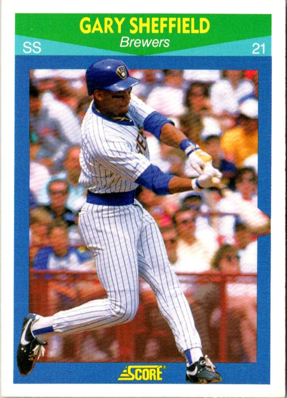 1990 Score Rising Stars Gary Sheffield #20