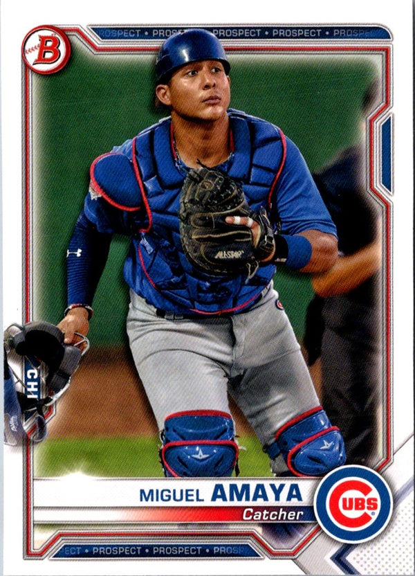 2021 Bowman Prospects Miguel Amaya #BP-148