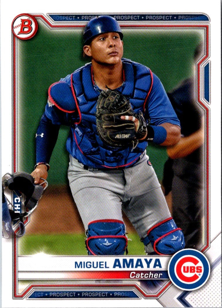 2021 Bowman Prospects Miguel Amaya