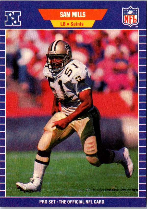 1989 Pro Set Sam Mills #274