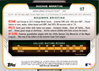 2015 Bowman Draft Picks & Prospects Richie Martin #117