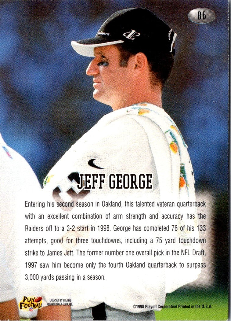 1998 Playoff Momentum Retail Jeff George