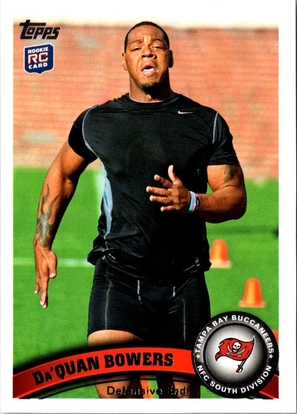 2011 Topps Da'Quan Bowers #397 Rookie