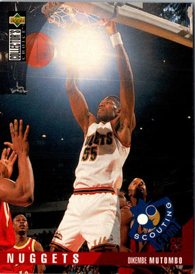 1995 Collector's Choice Japanese Dikembe Mutombo #327