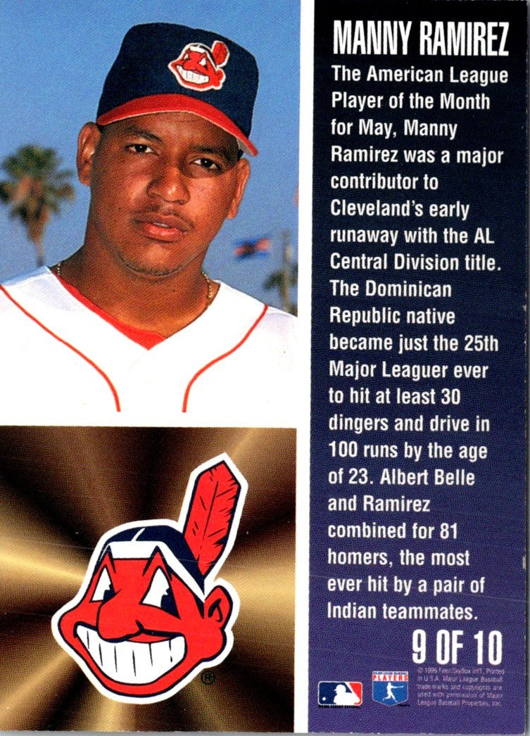 1996 Fleer Tomorrow's Legends Manny Ramirez