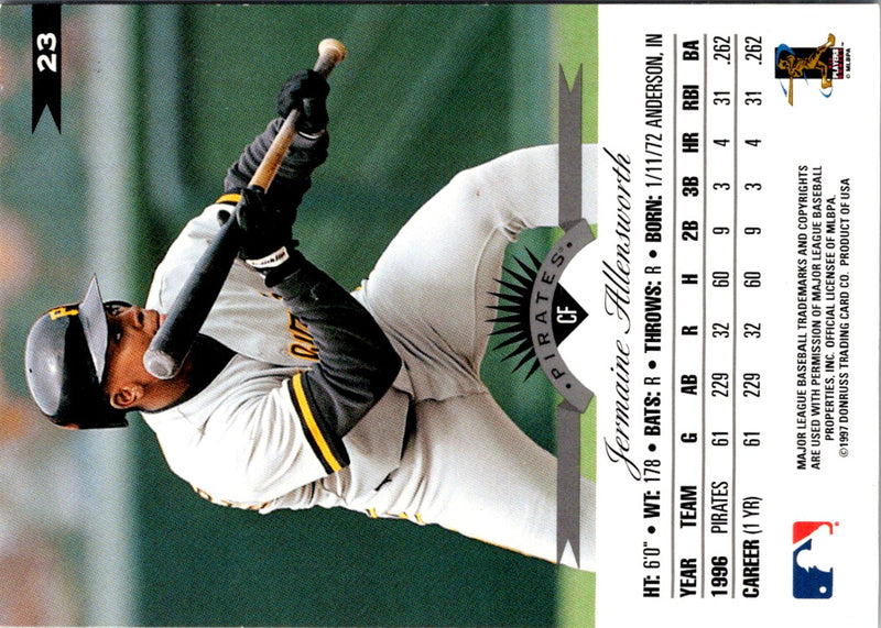 1997 Leaf Jermaine Allensworth