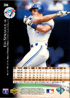 1995 Upper Deck Ed Sprague #286