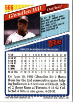 1993 Topps Glenallen Hill #666