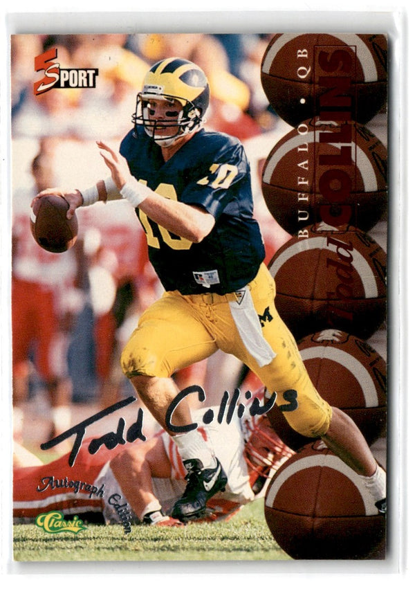 1995 Classic Images Limited Todd Collins #112 Rookie