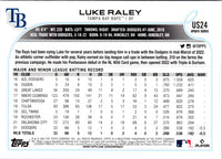2022 Topps Update Luke Raley #US24