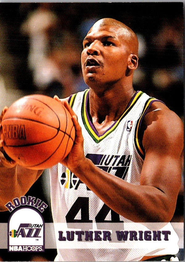 1993 Hoops Luther Wright #415 Rookie