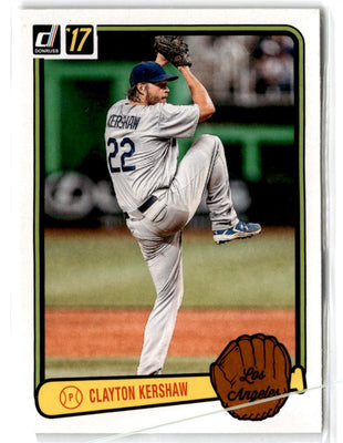 2017 Donruss Retro Variations 1983 Clayton Kershaw #RV-17