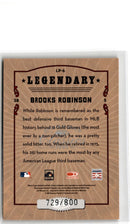 2005 Donruss Classics Legendary Players Brooks Robinson