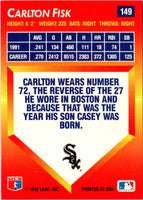 1992 Triple Play Carlton Fisk #149
