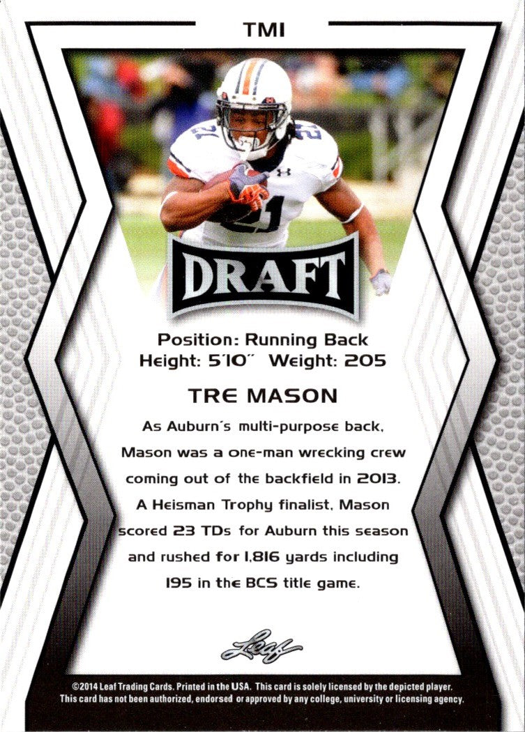 2014 Leaf Draft Tre Mason