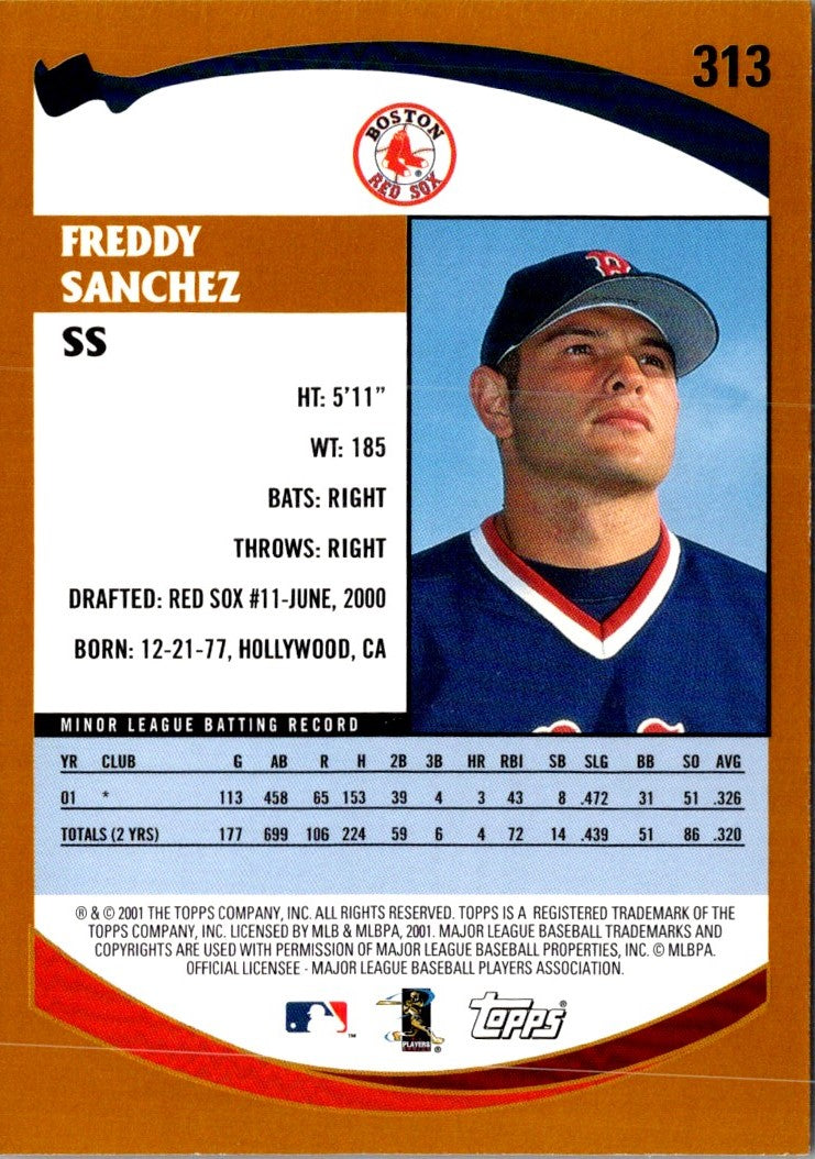 2002 Topps Limited Freddy Sanchez