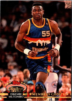 1992 Stadium Club Members Only Dikembe Mutombo #196