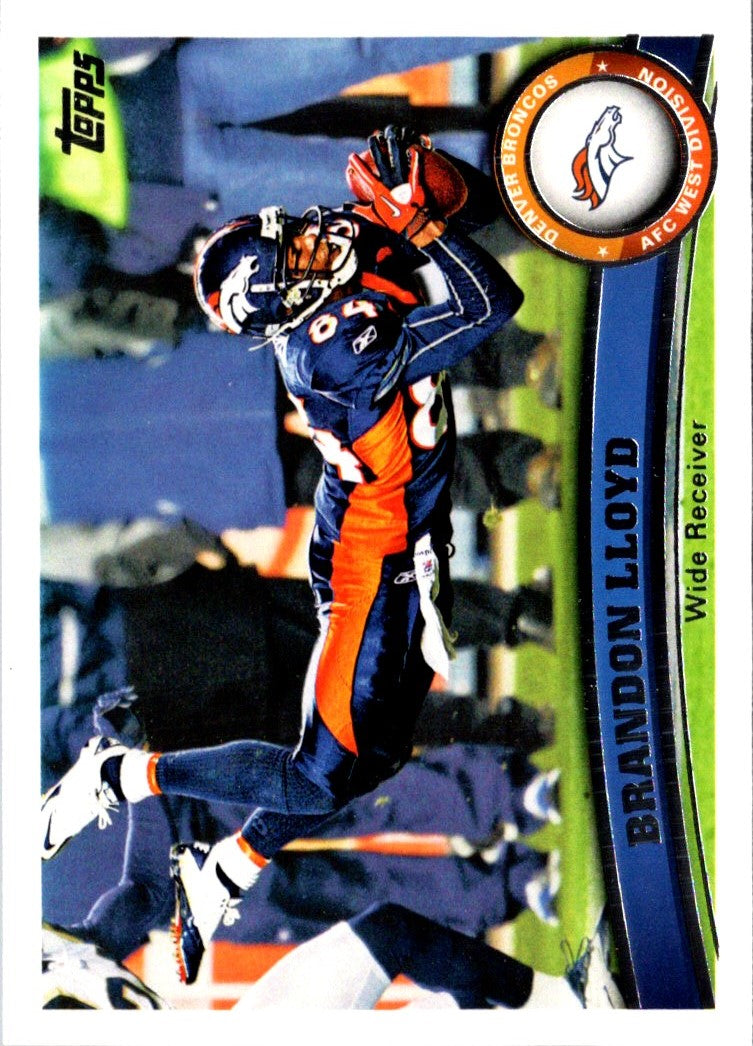 2011 Topps Brandon Lloyd