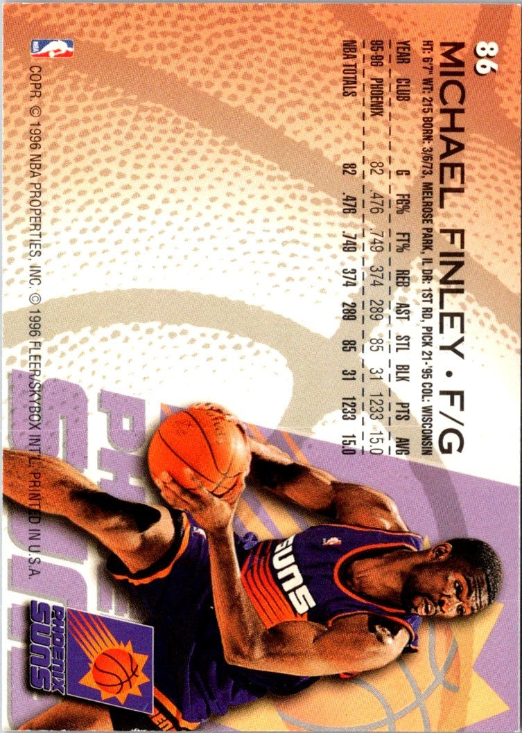 1996 Fleer Michael Finley