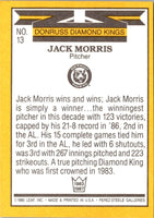 1987 Donruss Jack Morris #13