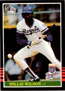 1985 Donruss Willie Wilson