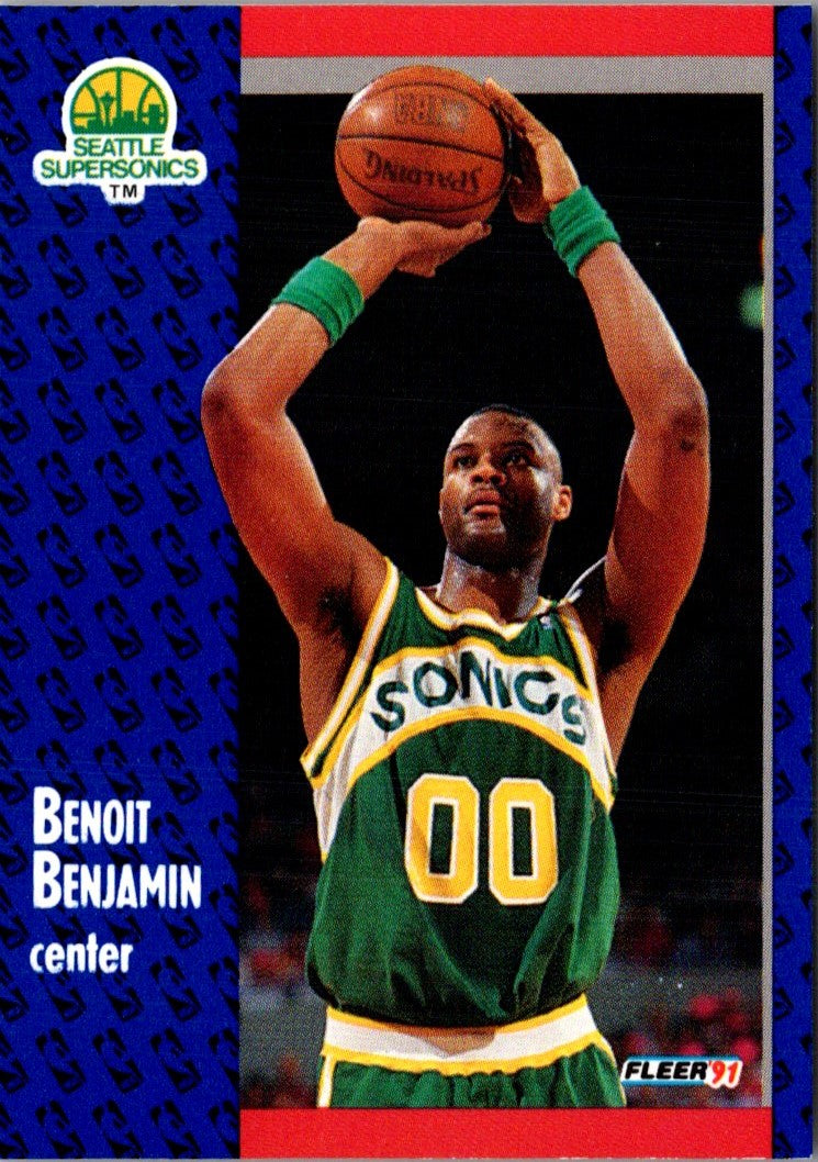 1991 Fleer Benoit Benjamin