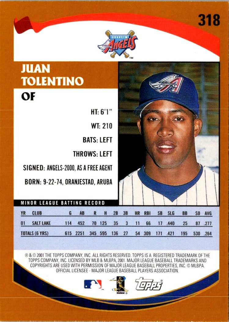 2002 Topps Limited Juan Tolentino