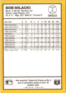 1990 Donruss Best of the AL Bob Milacki