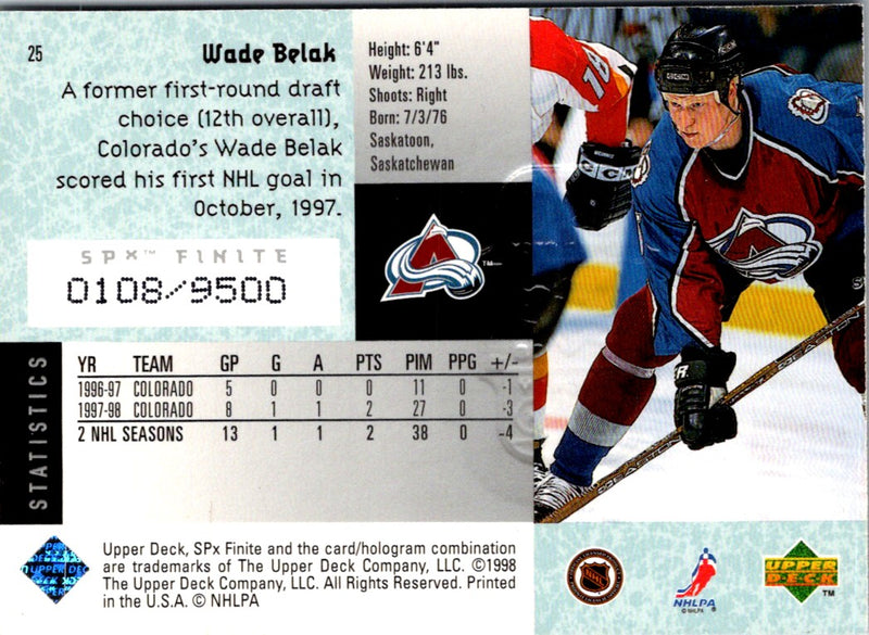 1998 SPx Finite Wade Belak