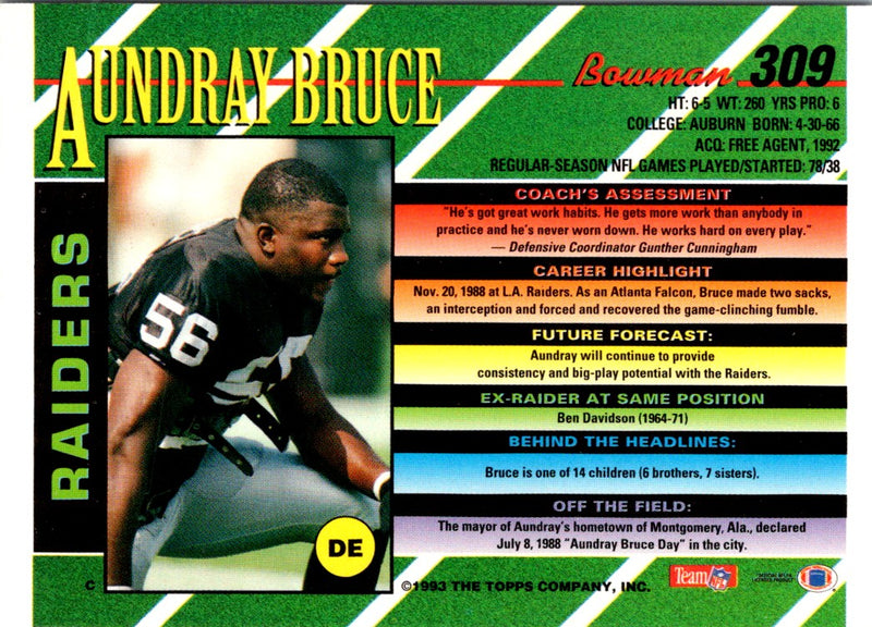 1993 Bowman Aundray Bruce