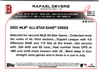 2022 Topps Chrome Update 2022 All-Star Game Rafael Devers #ASGC-13