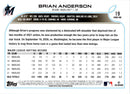 2022 Topps 1st Edition Brian Anderson