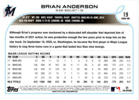 2022 Topps 1st Edition Brian Anderson #19