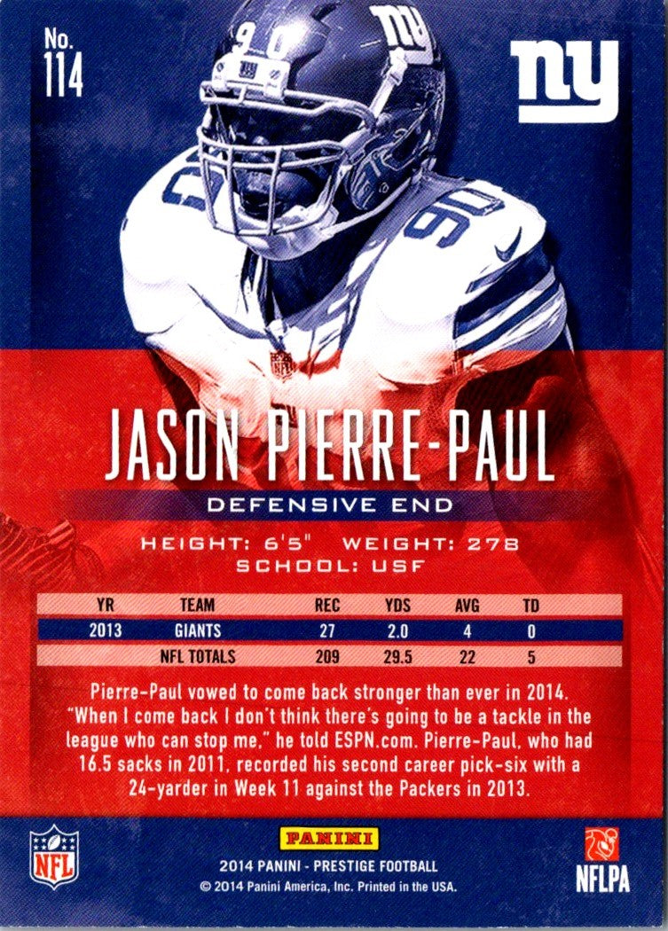 2014 Panini Prestige Jason Pierre-Paul