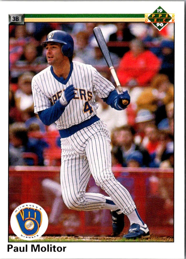 1990 Upper Deck Paul Molitor #254