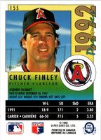 1992 O-Pee-Chee Premier Chuck Finley #155