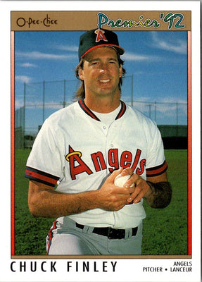 1992 O-Pee-Chee Premier Chuck Finley #155