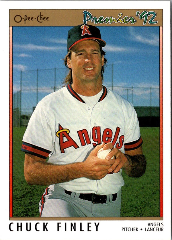 1992 O-Pee-Chee Premier Chuck Finley #155