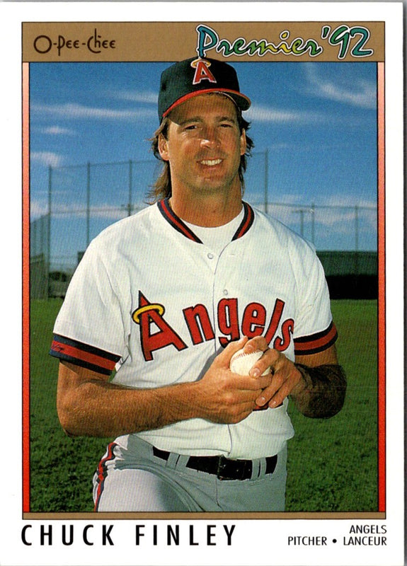 1992 O-Pee-Chee Premier Chuck Finley #155