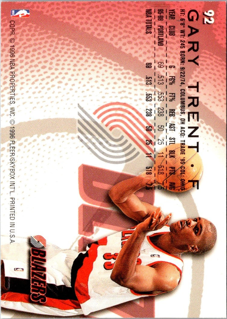 1996 Fleer Gary Trent