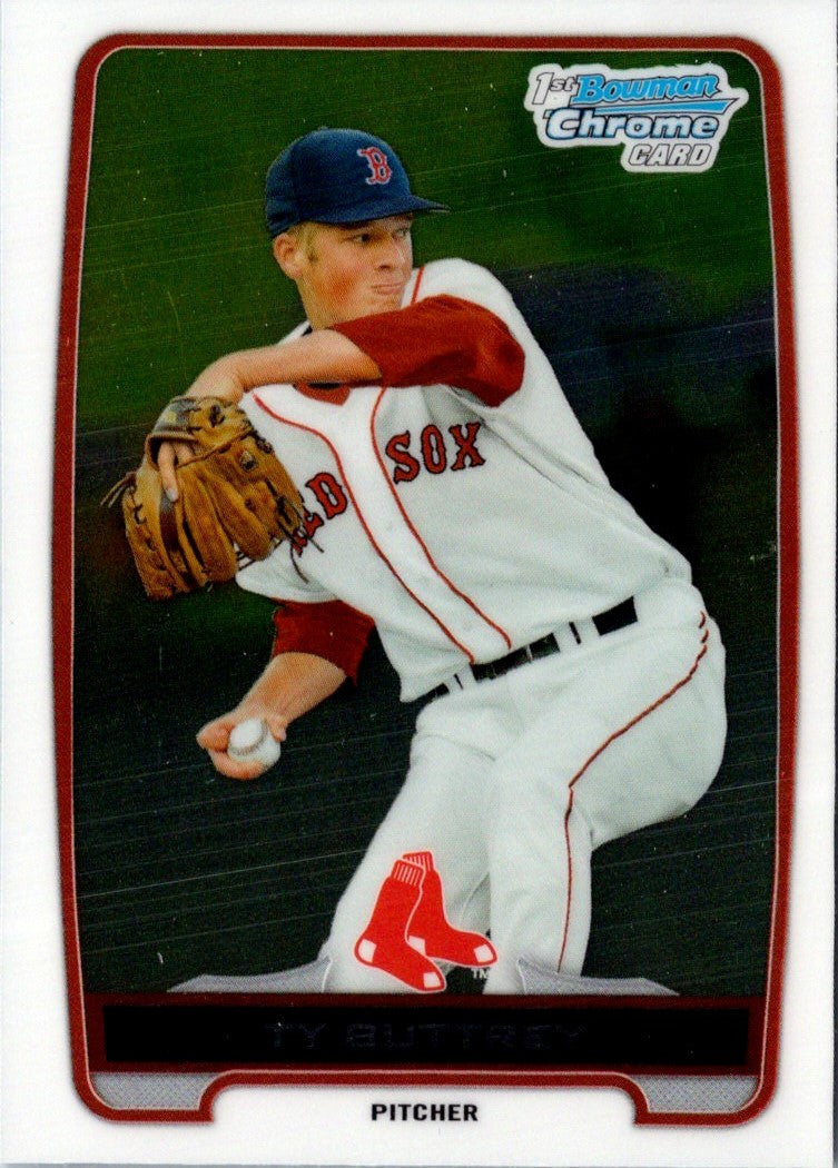 2012 Bowman Draft Picks & Prospects Chrome Ty Buttrey