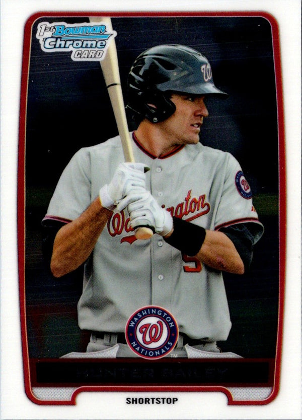 2012 Bowman Draft Picks & Prospects Chrome Hunter Bailey #BDPP150