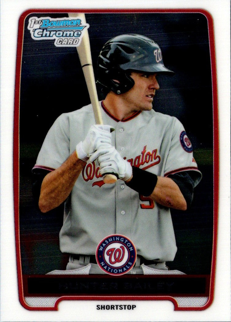 2012 Bowman Draft Picks & Prospects Chrome Hunter Bailey