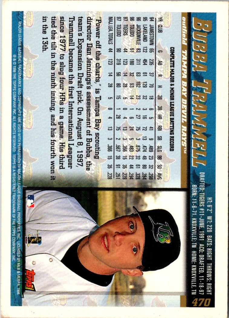 1998 Topps Bubba Trammell