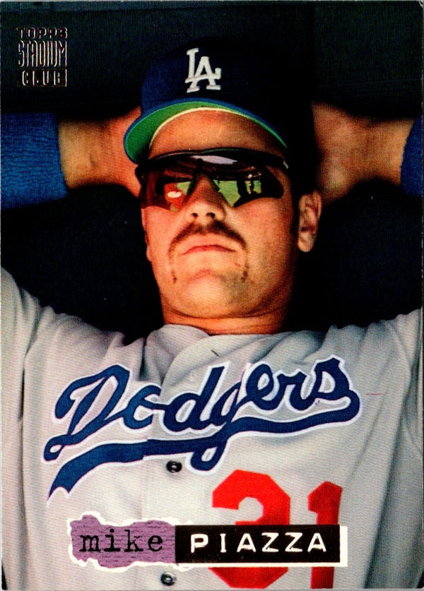 1994 Stadium Club Dugout Dirt Mike Piazza #1