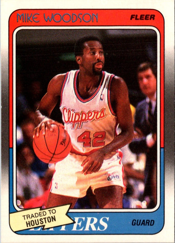 1988 Fleer Mike Woodson #63