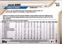 2020 Topps Jakob Junis #683